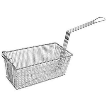 AllPoints Foodservice Parts & Supplies Fryer Basket, 17" x 5.75" x 6", Nickel Plated, Wire, FMP 225-1054