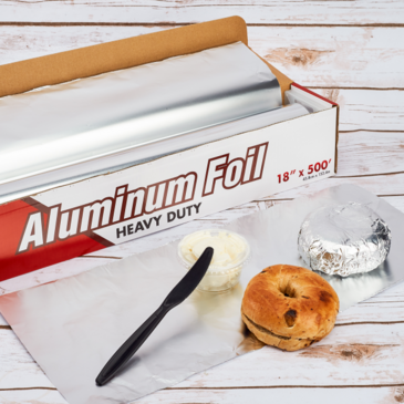 LOLLICUP Aluminum Foil, 18" x 500', Aluminum, Roll, Karat FW-AFR205