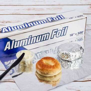 LOLLICUP Aluminum Foil Roll, 18" x 500', Standard Weight, Karat FW-AFR205