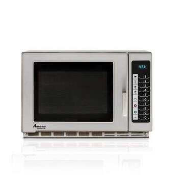 Amana Commercial Microwave, Stainless Steel, Touch Pad, 1200 WATT, AMANA PRFS12TS