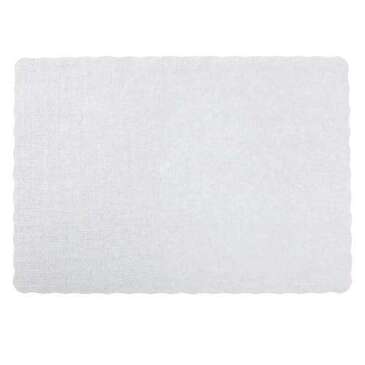 AmerCare Royal Placemat, 9-1/2" x  13-1/2", White, Paper, Royal Paper Products WSS914