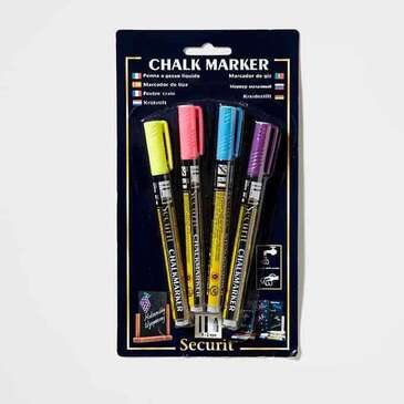 AMERICAN METALCRAFT, INC Markers, Mini-Tip, Tropica, (4/Pack), American Metalcraft BLSMA100V4TR