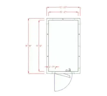 American Panel Corporation 6X10F-O Walk In Freezer, Modular, Remote