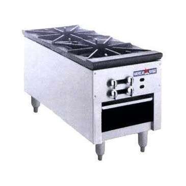 American Range Stock Pot Stove, Low Profile, 2 Burner, American Range Corp