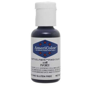 AMERICOLOR CORPORATION Food Coloring, .75 Oz., Ivory, Americolor 108