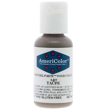 AMERICOLOR CORPORATION Food Coloring, .75 Oz., Taupe, Americolor 140