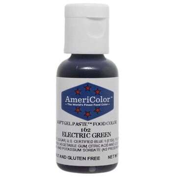 AMERICOLOR CORPORATION Food Coloring, .75 Oz., Electric Green, Americolor 162