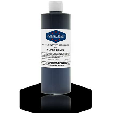 AMERICOLOR CORPORATION Food Coloring, 13.5 Oz., Super Black, Soft Gel Paste, Americolor 401