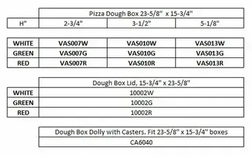 AMPTO CA6040 Dolly, Dough Box