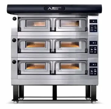 AMPTO P120E C3 Pizza Bake Oven, Deck-Type, Electric