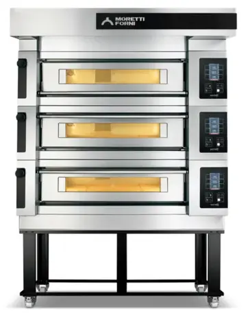 AMPTO S105E3 Pizza Bake Oven, Deck-Type, Electric