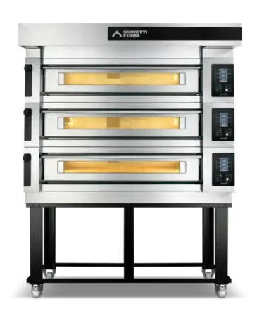 AMPTO S120E3 Pizza Bake Oven, Deck-Type, Electric
