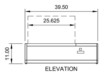 Arctic Air ACP40 Refrigerated Countertop Pan Rail