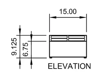 Arctic Air ACP4SQ Refrigerated Countertop Pan Rail