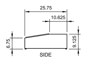 Arctic Air ACP8SQ Refrigerated Countertop Pan Rail