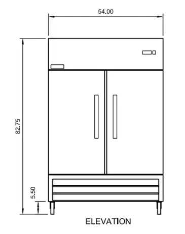 Arctic Air AF49 Freezer, Reach-in