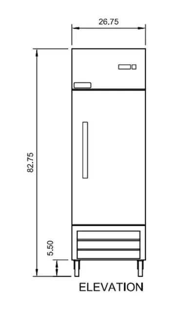 Arctic Air AR23 Refrigerator, Reach-in