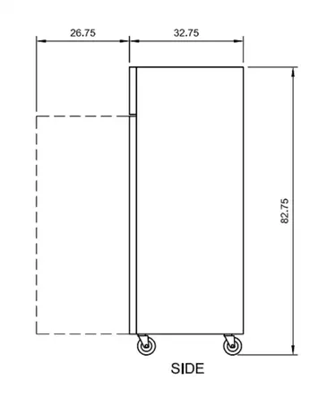 Arctic Air AR23 Refrigerator, Reach-in