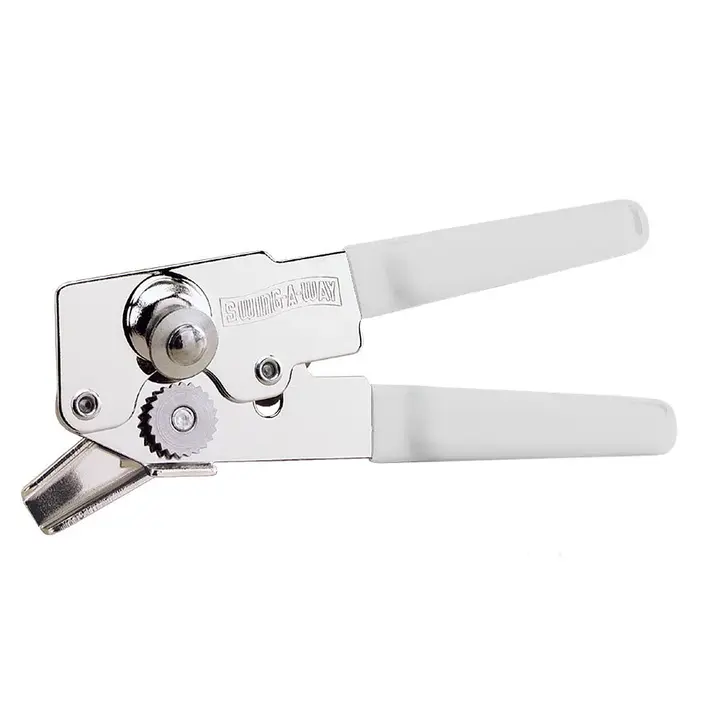 Arvesta CAN OPENER, SWING WAY, 6.30", COMPACT, WHITE GRIP HANDLE