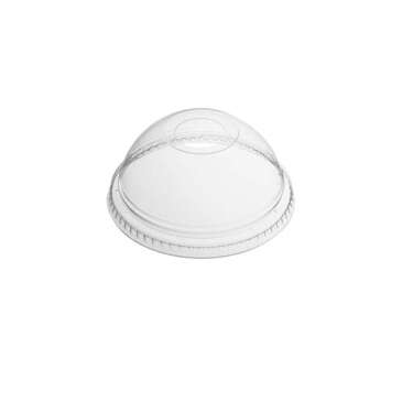 ARVESTA Dome Lid with Hole, Fits 8, 9, and 10 oz, Clear, Plastic, (1,000/Case), Arvesta JDL600