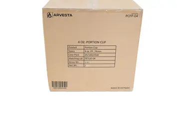 Portion Cup, 4 Oz, Clear, Polypropylene, (2500/Case), Arvesta DPPPC-04