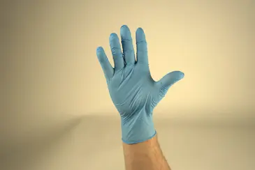 ARVESTA Gloves, Small, Blue, Nitrile, Powder Free, Arvesta 232-S