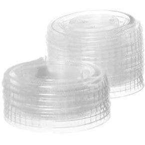 ARVESTA Flat Lid For Portion Cup, 2 Oz, Clear, PET Plastic, Arvesta PETLID-02