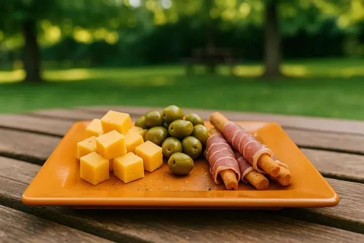 Ardous Trading Ardous Trading 6¼″ Cheddar Orange Square Ceramic Plate