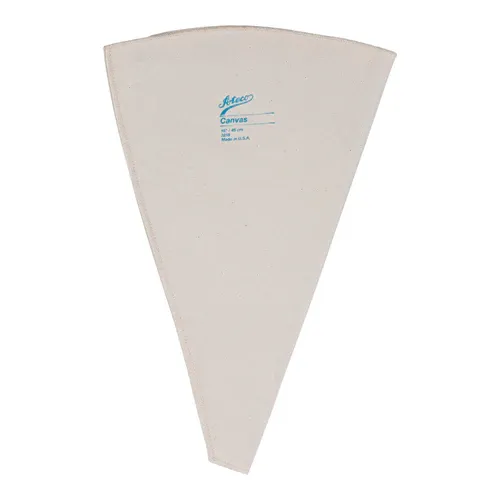 Admiral Craft Admiral Craft Ateco 18" Canvas Pastry Bag – Double Seamed, Rustproof Eyelets for Cake Decorating and Pastry Work