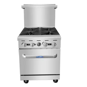 Atosa AGR-4B-NG Range, 24" Restaurant, Gas