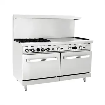 Atosa AGR-4B36GR-LP Range, 60" Restaurant, Gas