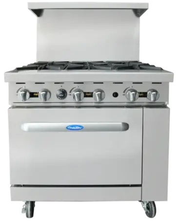 Atosa AGR-6B-LP Range, 36" Restaurant, Gas