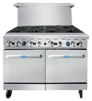 Atosa AGR-8B-LP Range, 48" Restaurant, Gas