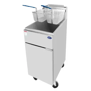 Atosa ATFS-50-NG Fryer, Gas, Floor Model, Full Pot