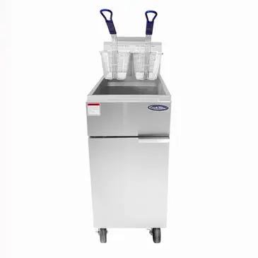 Atosa ATFS-50-NG Fryer, Gas, Floor Model, Full Pot