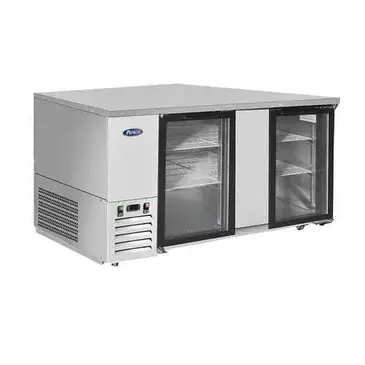 Atosa MBB69GGR Back Bar Cabinet, Refrigerated