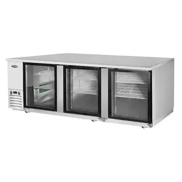 Atosa MBB90GGR Back Bar Cabinet, Refrigerated