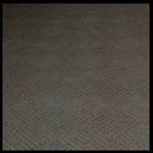 AXIA DIST CORP (HAPPY MATS) Floor Mat, 48" X 72" X 3/8", Charcoal, Rubber, Diamond, Axia Dist Co. EMD4872C
