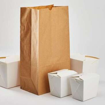 LOLLICUP Bag, 12LB, Kraft, Paper (1000/Case) Karat FP-SOS12K