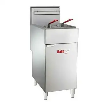 BakeMAX BAKEG50 Fryer, Gas, Floor Model, Full Pot