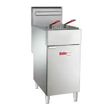 BakeMAX BAKEL50 Fryer, Gas, Floor Model, Full Pot