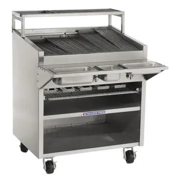 Bakers Pride F-48RS Charbroiler, Gas, Floor Model