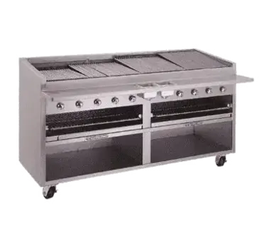 Bakers Pride F-72RS Charbroiler, Gas, Floor Model