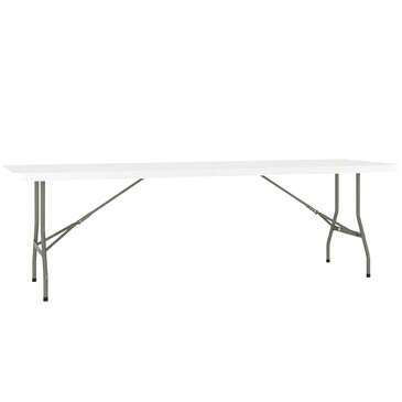 Falcon Banquet Table, 30" x 94", White, Plastic, Folding, Arvesta BT3094-HF