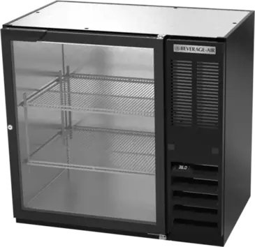 Beverage Air BB36HC-1-FG-B Back Bar Cabinet, Refrigerated
