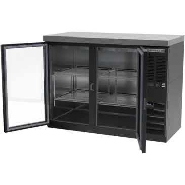 Beverage Air BB48HC-1-FG-B-27 Back Bar Cabinet, Refrigerated