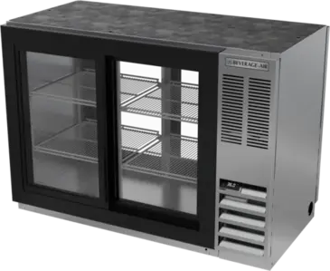 Beverage Air BB48HC-1-GS-F-PT-S Back Bar Cabinet, Refrigerated, Pass-Thru