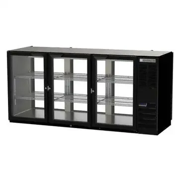 Beverage Air BB72HC-1-FG-PT-B Back Bar Cabinet, Refrigerated, Pass-Thru