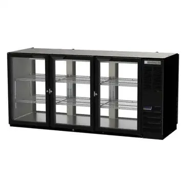 Beverage Air BB72HC-1-FG-PT-B-27 Back Bar Cabinet, Refrigerated, Pass-Thru