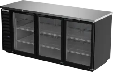 Beverage Air BB78HC-1-FG-B Back Bar Cabinet, Refrigerated